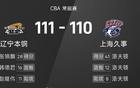 CBA戰(zhàn)報：張、洛合砍高分，遼寧險勝上海一分。